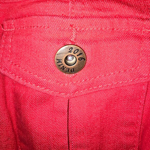 Parasuco Hot Red Pink Denim Jacket❤️💗 - Picture 4 of 7